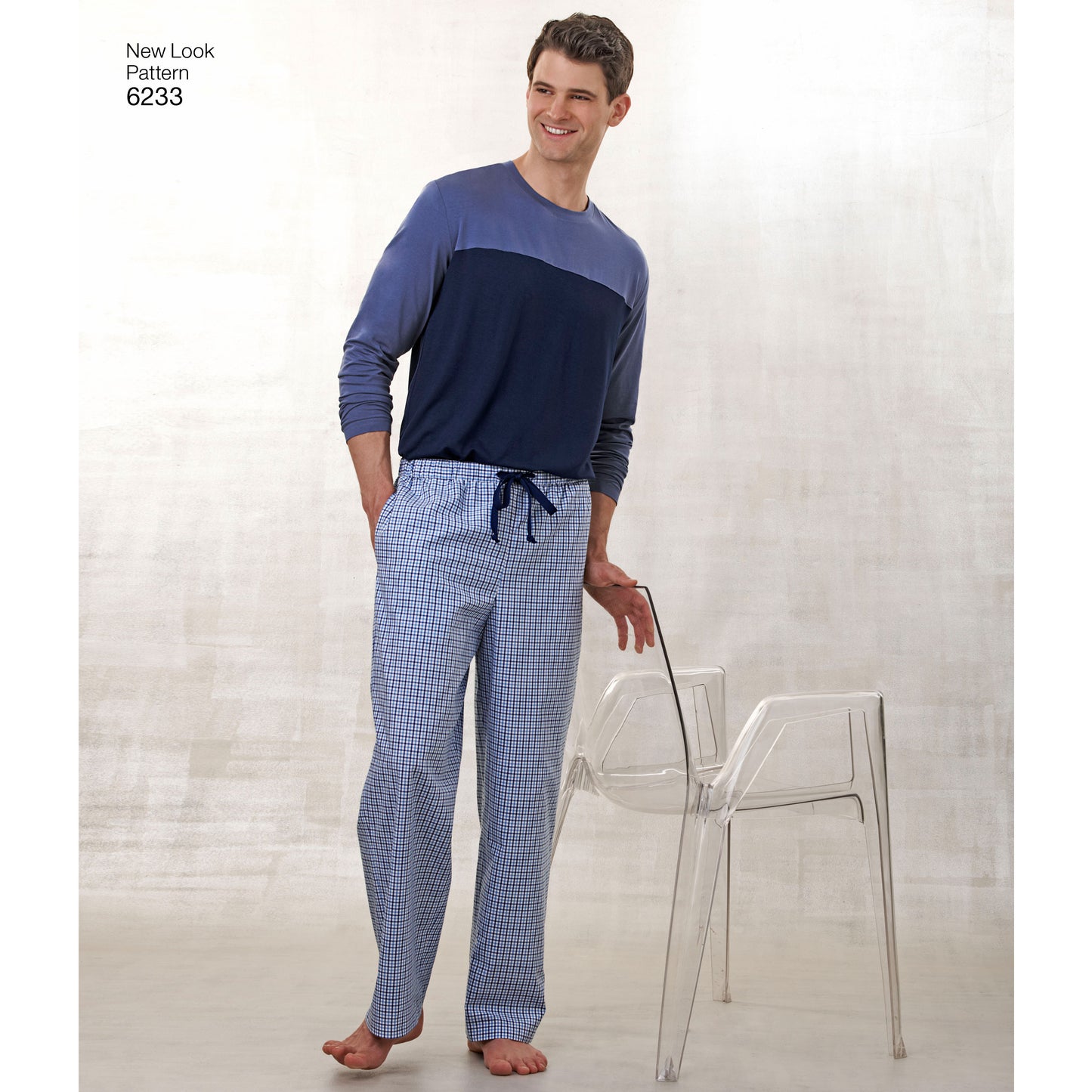 Symönster New Look 6233 - Top Byxa Pyjamas - Dam Herr | Bild 3