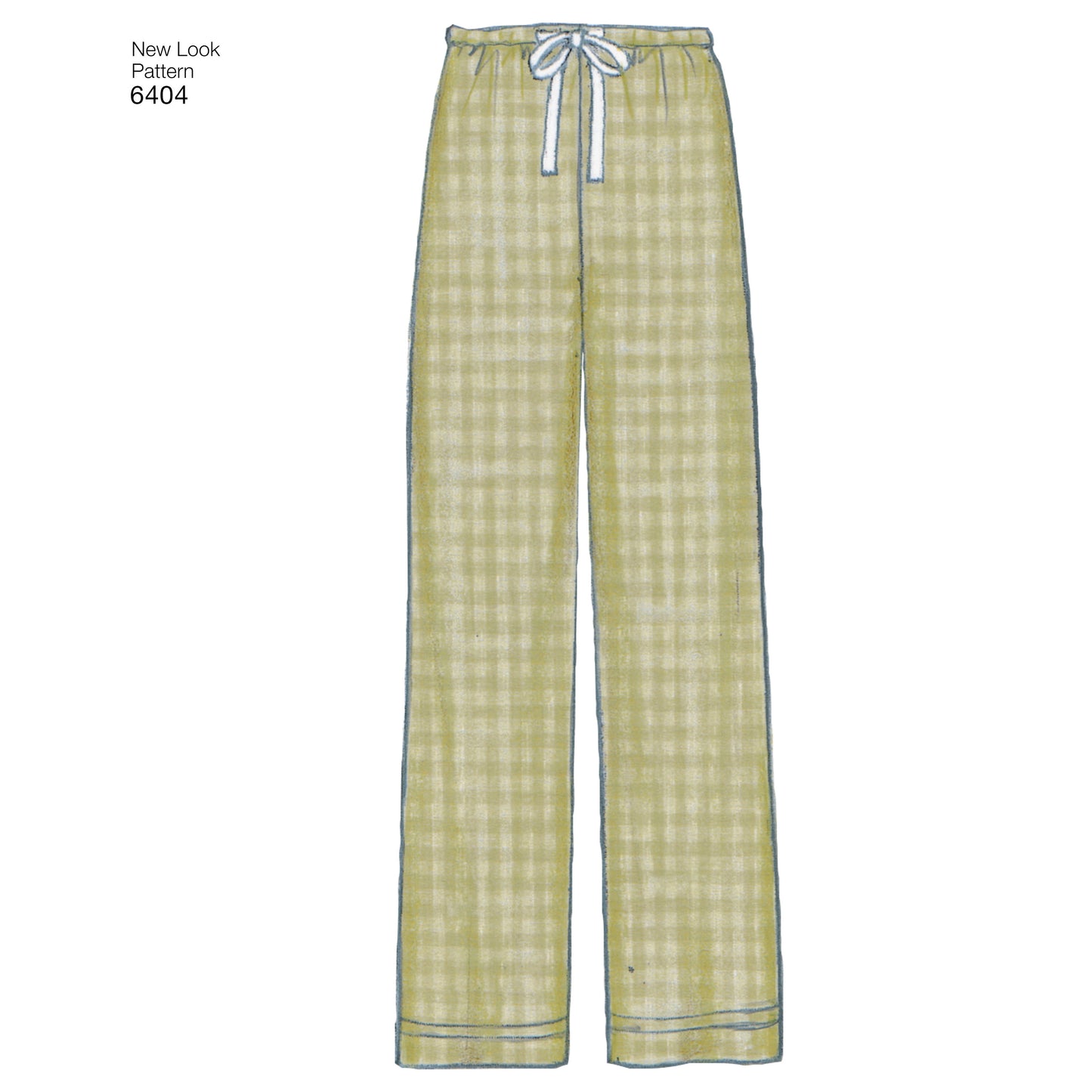 Symönster New Look 6404 - Top Byxa Skjorta Pyjamas - Dam Herr | Bild 4