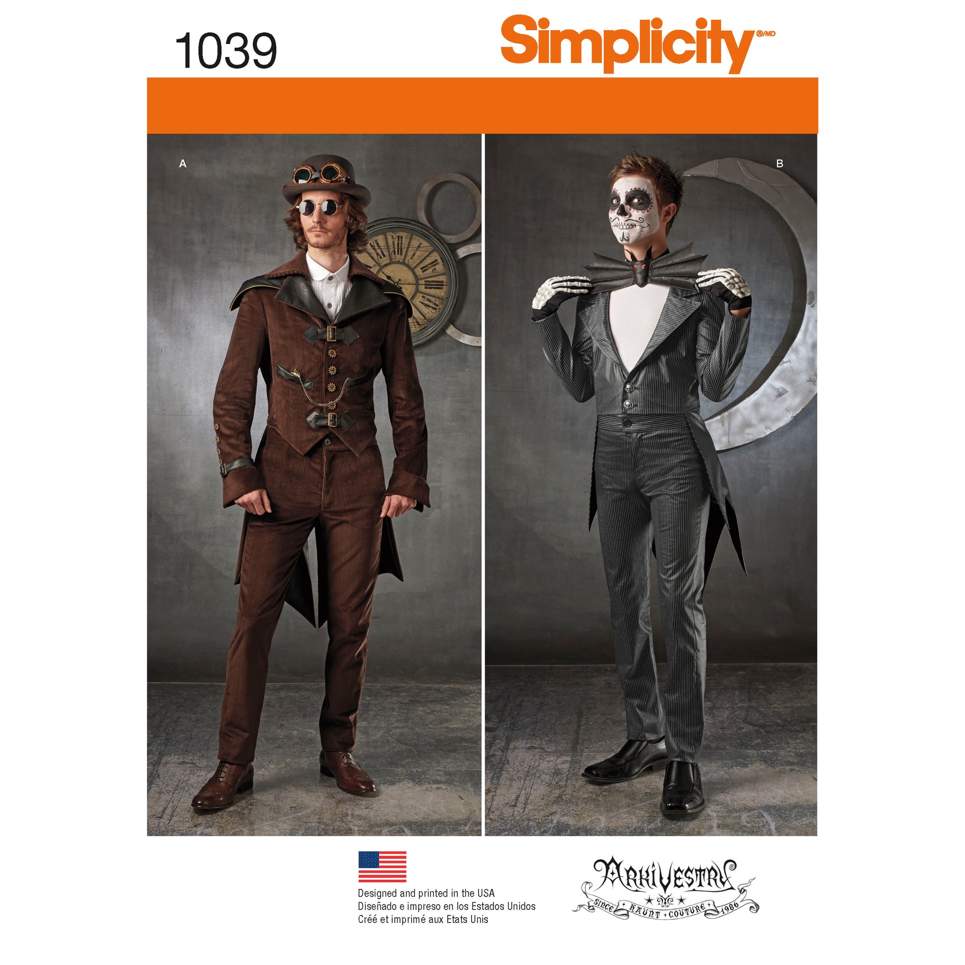 Symönster Simplicity 1039 - Jacka Byxa Utklädningskläder Väst Cosplay - Maskerad | Bild 6