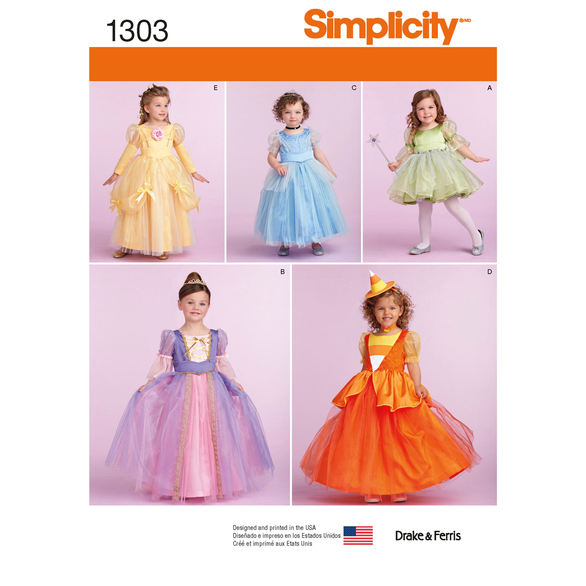 Symönster Simplicity 1303 - Utklädningskläder - Baby - Maskerad | Bild 8
