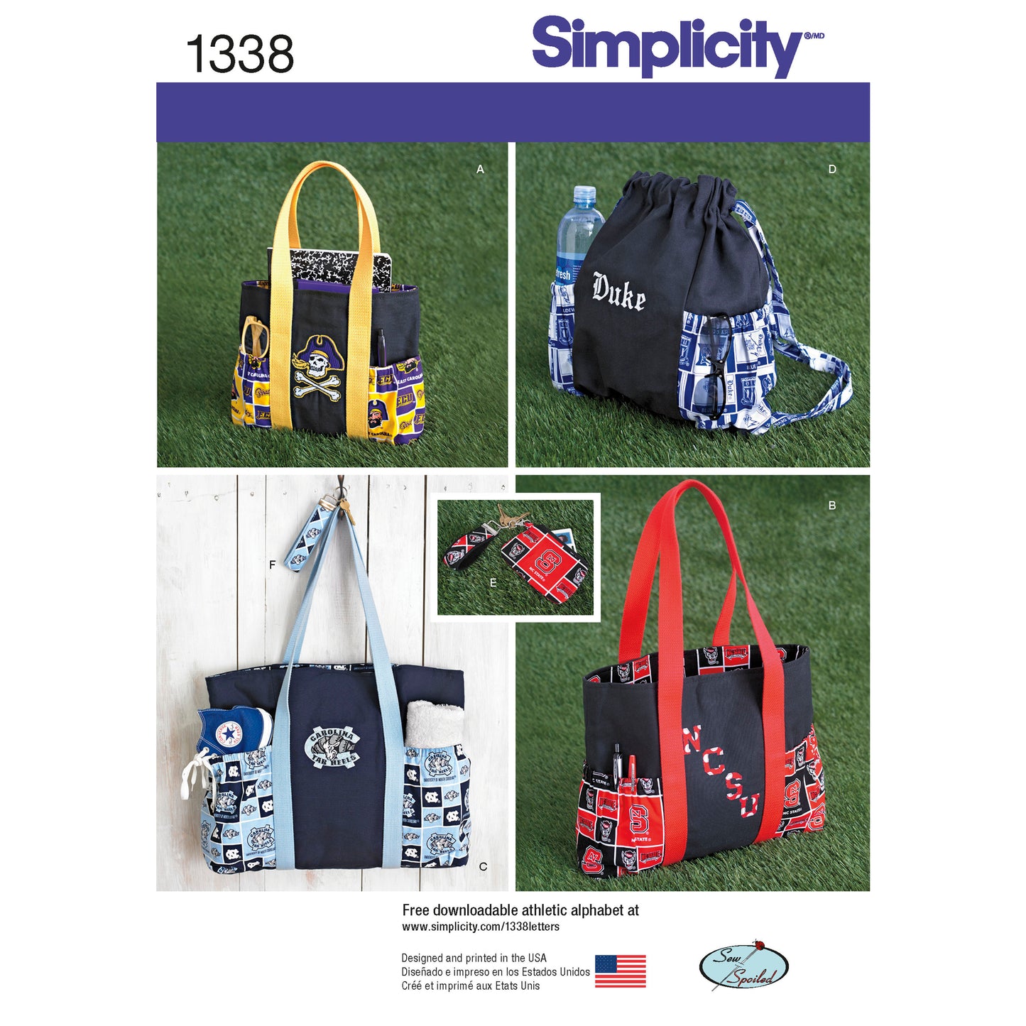 Symönster Simplicity 1338 - Tote Bags in Three Sizes, Backpack and Coin Purse | Bild 7