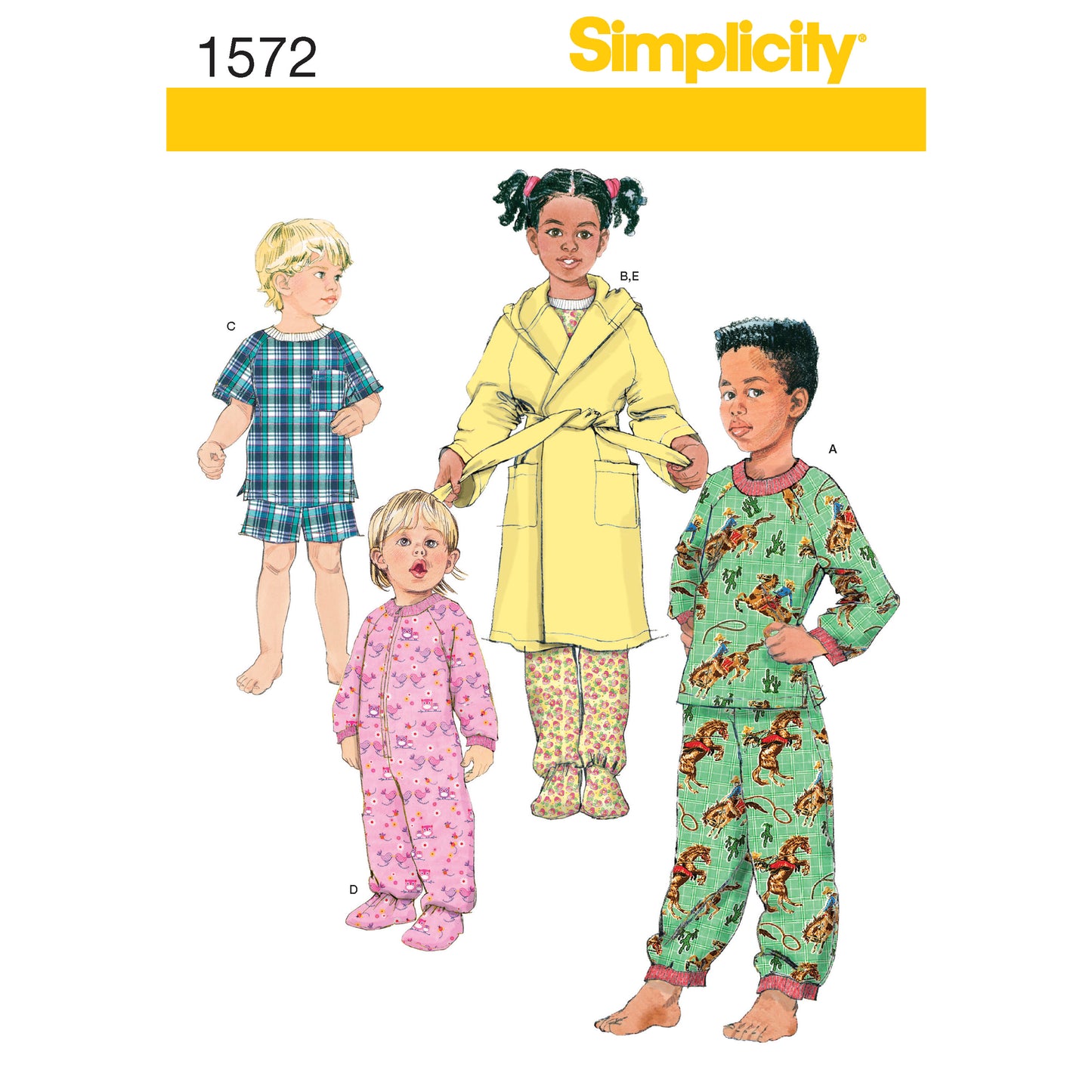 Symönster Simplicity 1572 - Byxa Skjorta Shorts - Baby - Hatt | Bild 6