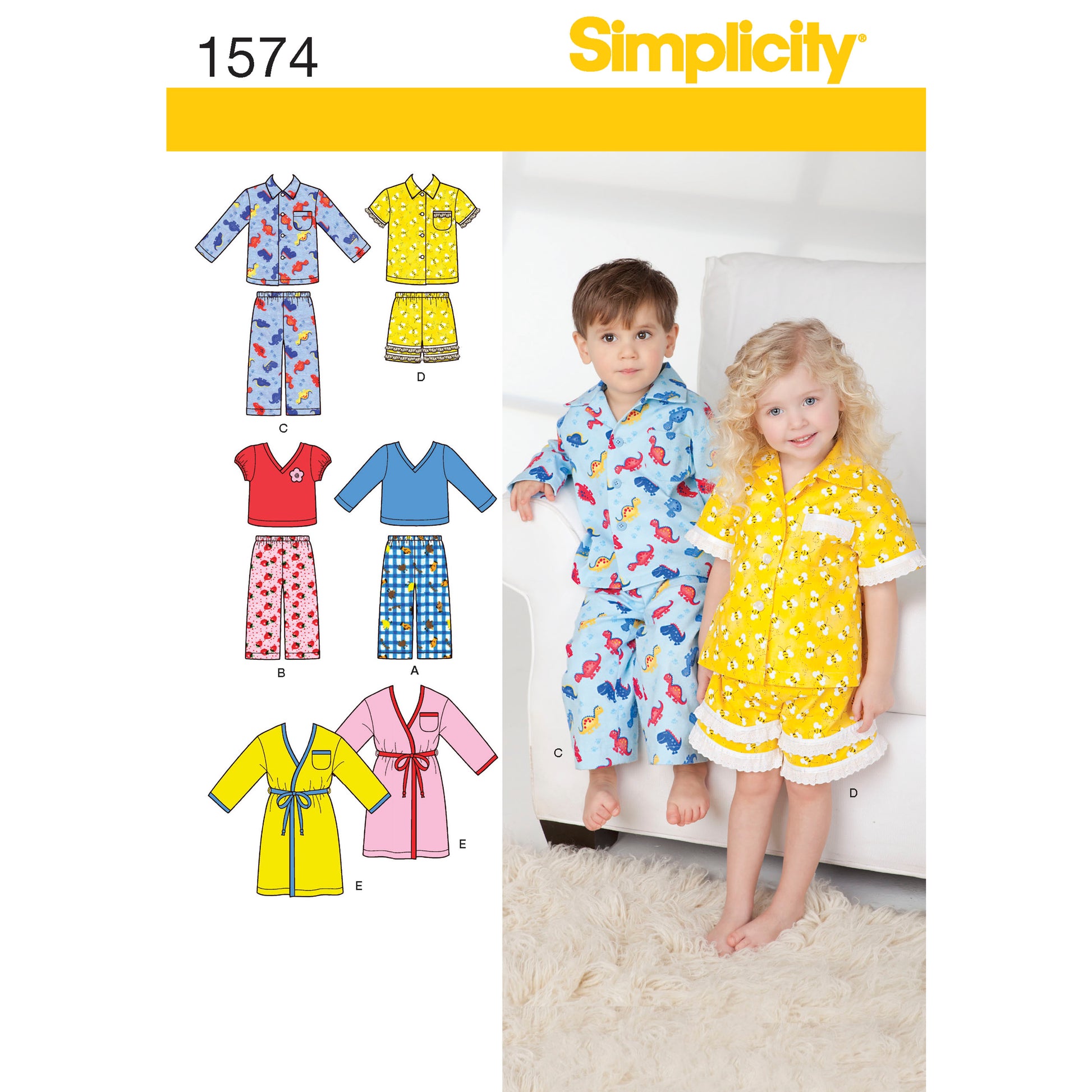 Symönster Simplicity 1574 - Top Byxa - Baby - Hatt | Bild 3
