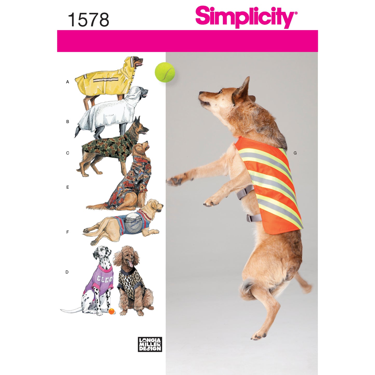 Symönster Simplicity 1578 - Large Size Dog Clothes | Bild 2