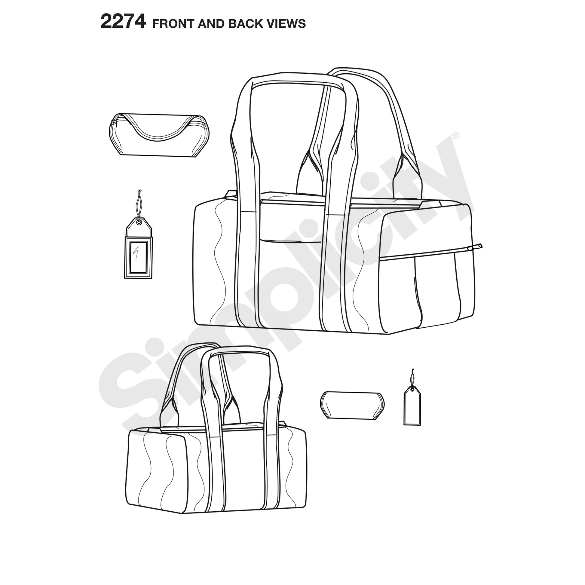 Symönster Simplicity 2274 - Bags | Bild 2