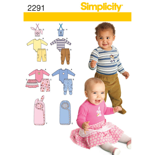 Symönster Simplicity 2291 - Byxa Kjol - Baby | Bild 2