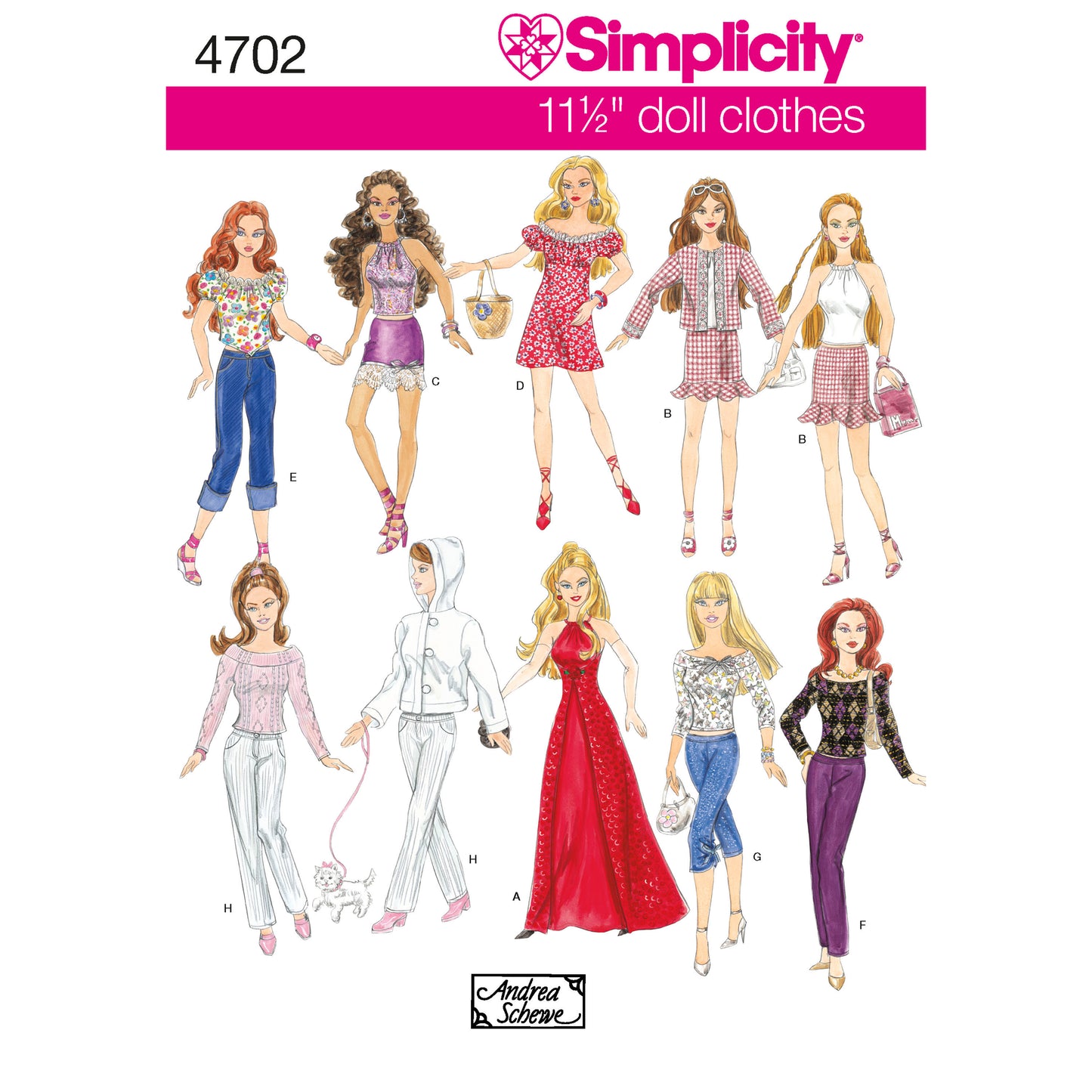 Symönster Simplicity 4702 - Dockkläder | Bild 8