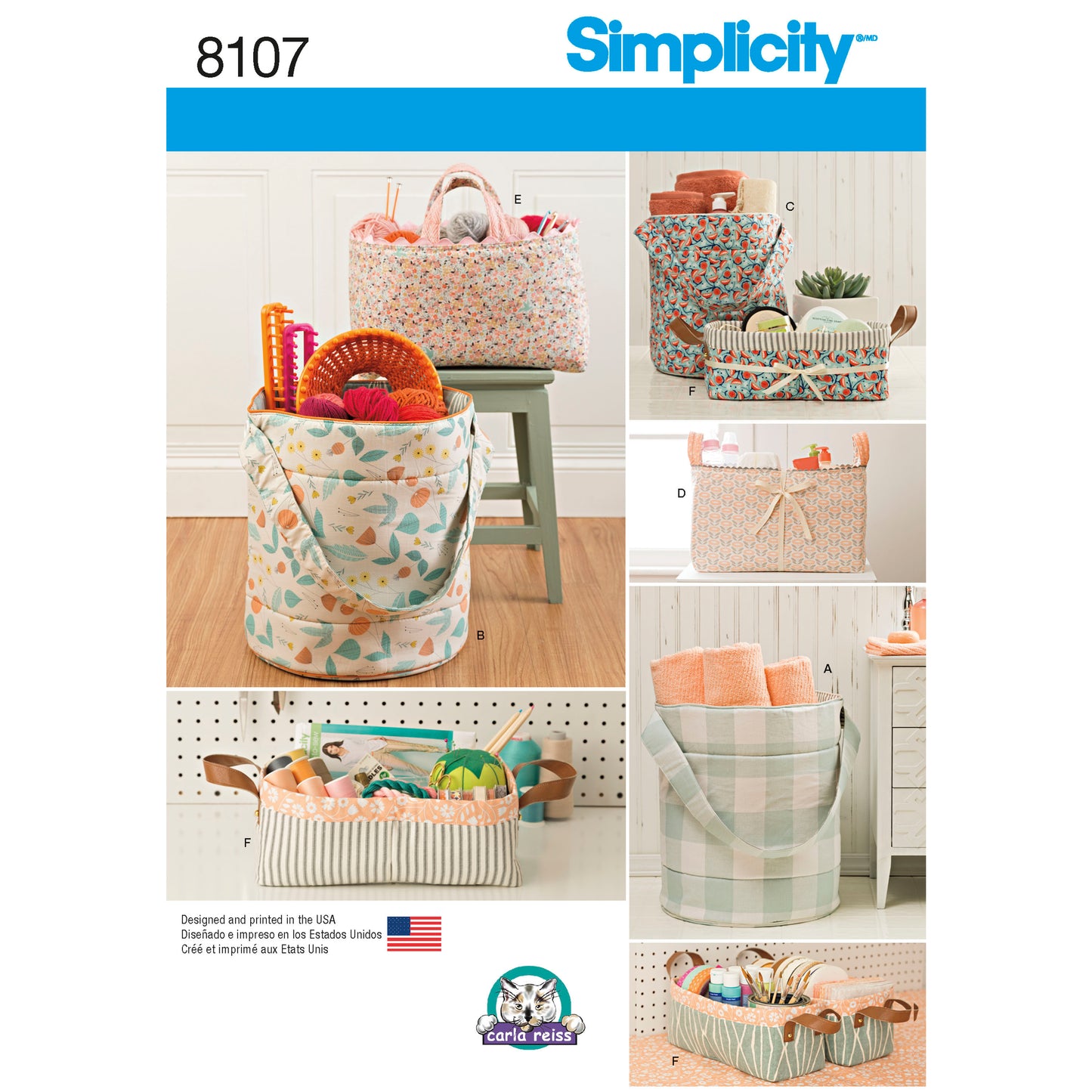 Symönster Simplicity 8107 - Bucket, Basket & Tote Organizers | Bild 7