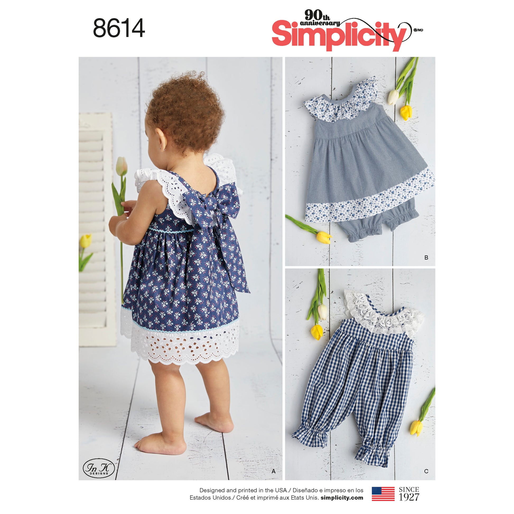 Symönster Simplicity 8614 - Klännning - Baby | Bild 8