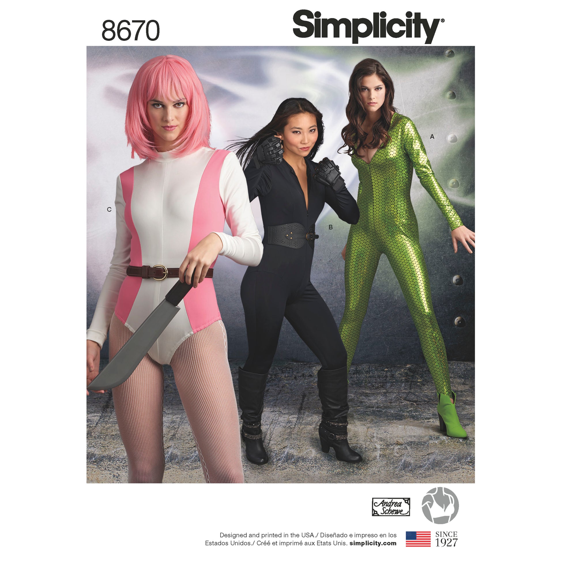 Symönster Simplicity 8670 - Jumpsuit Utklädningskläder Cosplay - Dam - Maskerad | Bild 8