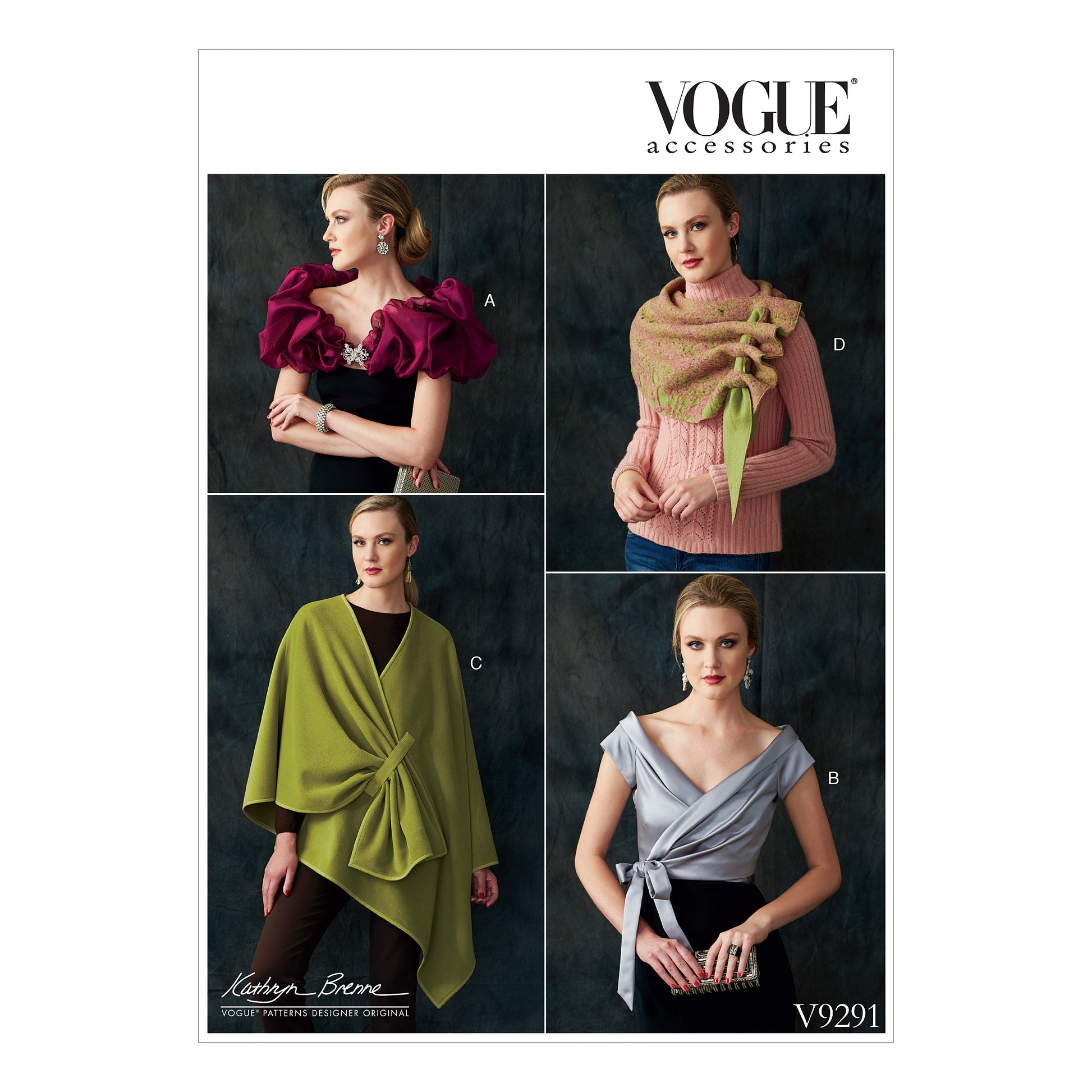 Symönster Vogue Patterns 9291 - Top - Dam - Sjal | Bild 10