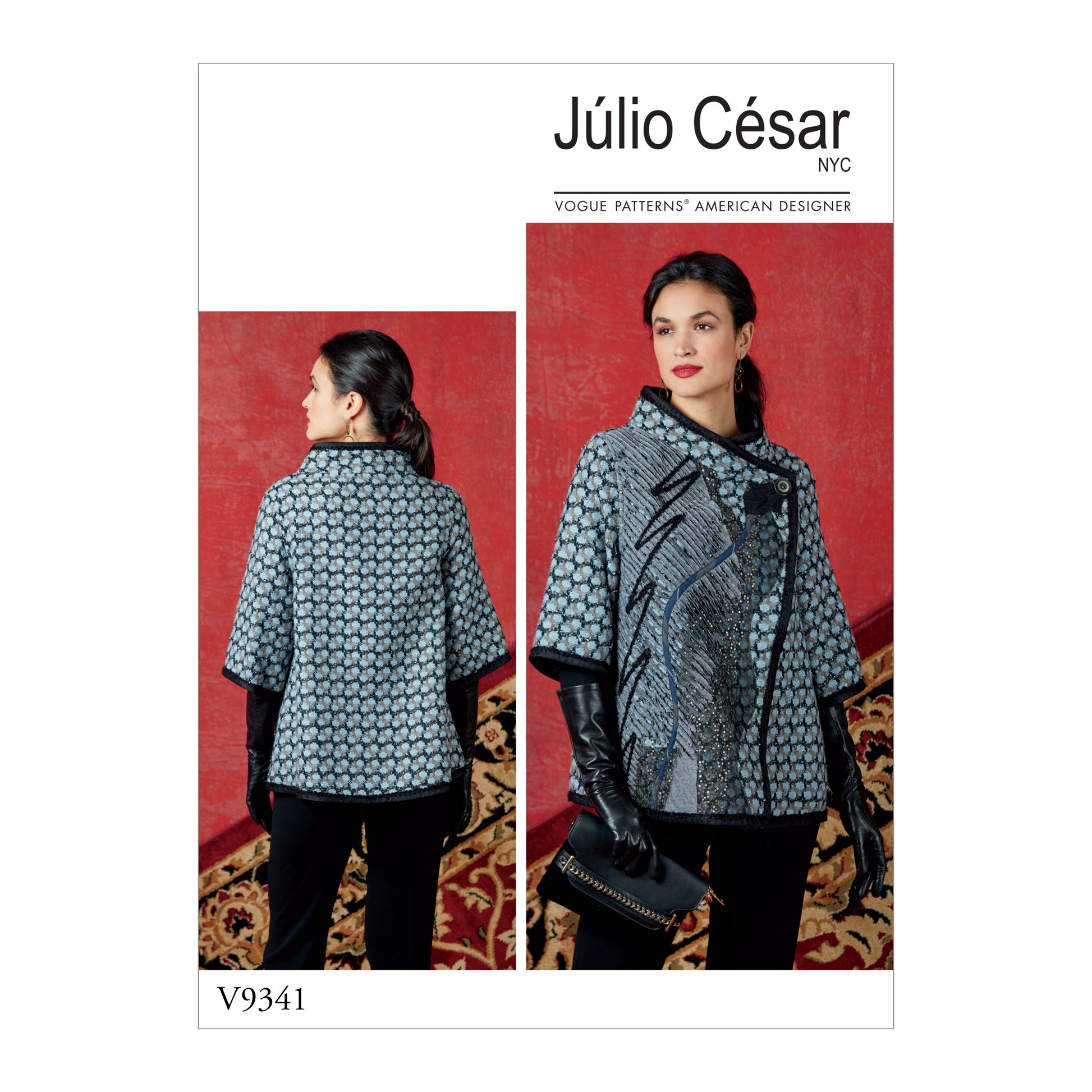 Symönster Vogue Patterns 9341 - Jacka - Dam - Design: Julio Cesar | Bild 4