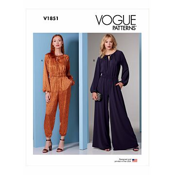Vogue Patterns 1851 - Jumpsuit - Dam