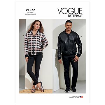 Vogue Patterns 1877 - Jacka - Dam Herr