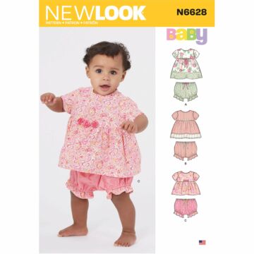 New Look 6628 - Klännning Byxa - Baby