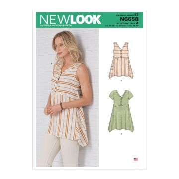 New Look 6658 - Top - Dam