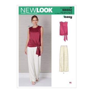 New Look 6662 - Top Byxa - Dam