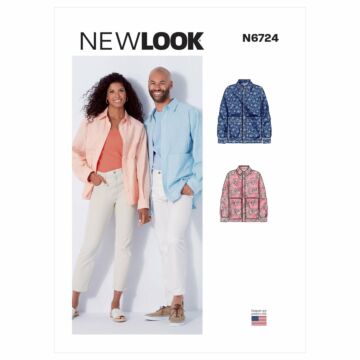 New Look 6724 - Skjorta - Dam Herr