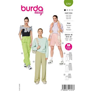Burda 5761 - Byxa Shorts - Dam
