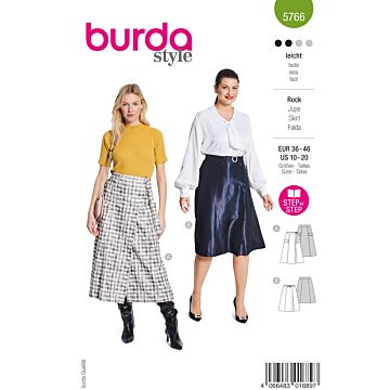 Burda 5766 - Kjol - Dam