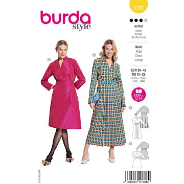 Burda 5767 - Klänning - Dam