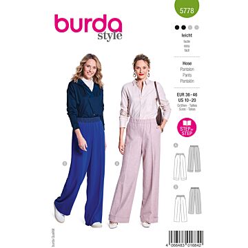 Burda 5778 - Byxa - Dam
