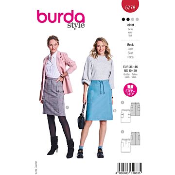 Burda 5779 - Kjol - Dam