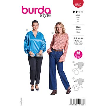 Burda 5780 - Blus - Dam
