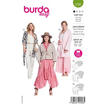 Burda 5787 - Jacka Kappa - Dam