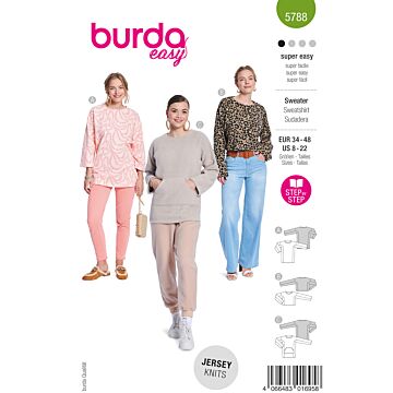 Burda 5788 - Tröja - Dam