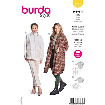 Burda 5794 - Jacka Kappa - Dam