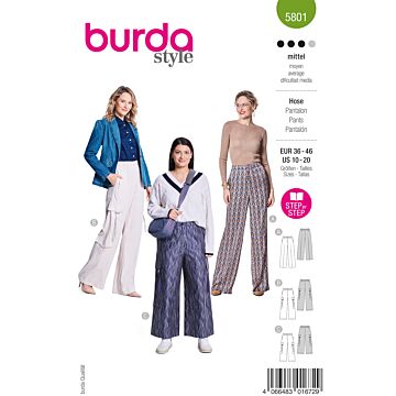 Burda 5801 - Byxa - Dam