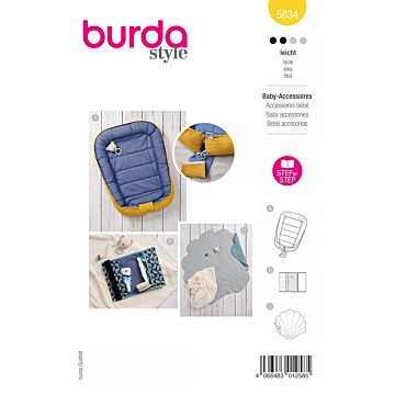 Burda 5834 - Baby - Accessoarer