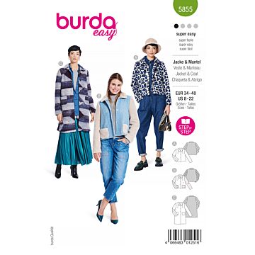 Burda 5855 - Jacka Kappa - Dam