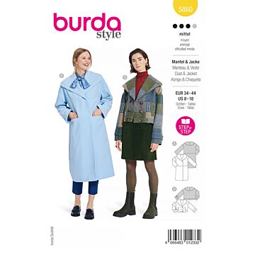 Burda 5860 - Jacka Kappa - Dam