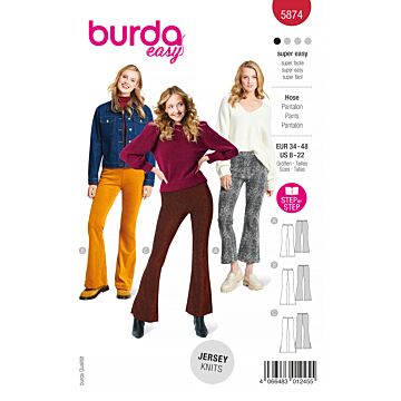 Burda 5874 - Byxa - Dam