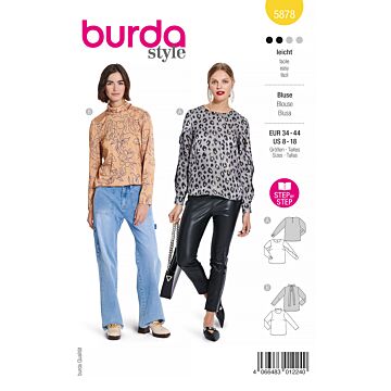 Burda 5878 - Blus - Dam