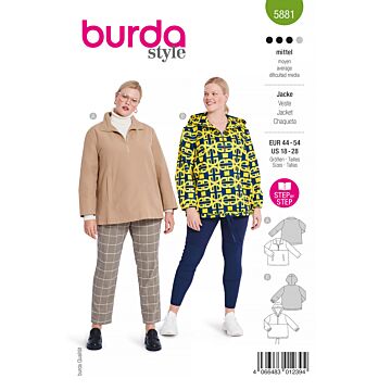Burda 5881 - Jacka Sportkläder - Dam