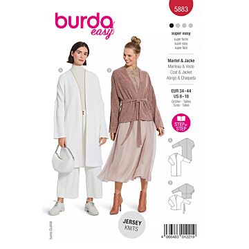 Burda 5883 - Jacka Kappa - Dam