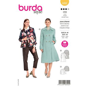 Burda 6092 - Jacka Kappa - Dam