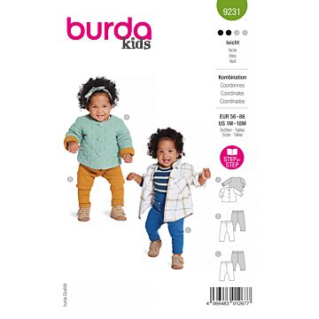 Burda 9231 - Byxa Tröja - Baby