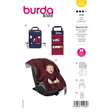 Burda 9233 - Baby - Accessoarer