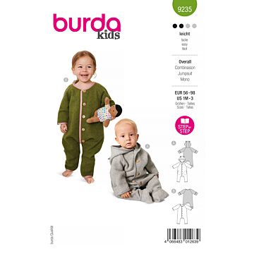 Burda 9235 - Jumpsuit - Baby