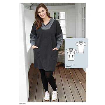 PDF-symönster - Allt om handarbete 1219 - 120 - Klännning Tröja - Dam