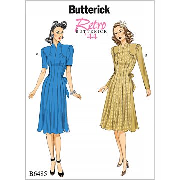 Butterick Symönster damklänning #B6485A5 storlek 32-40