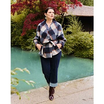 burda symönster dam omlottjacka med sydda veck 11/24 #119 