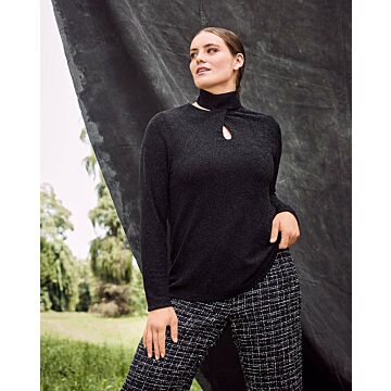 burda symönster dam polokrage med nedringning 12/24 #122 