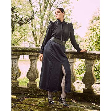 burda symönster dam midikjol med hög slits 12/24 #123 