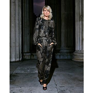 burda symönster dam jumpsuit gjord av jersey med utskärningar 01/25 #128 