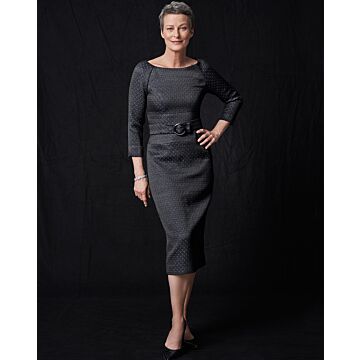 burda symönster dam klänning med knytskärp 24/11 #124 